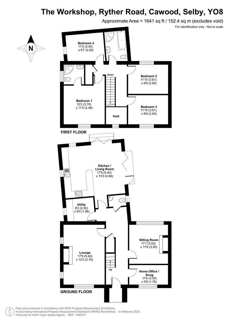 The Workshop, Ryther Road, Cawood floorplan