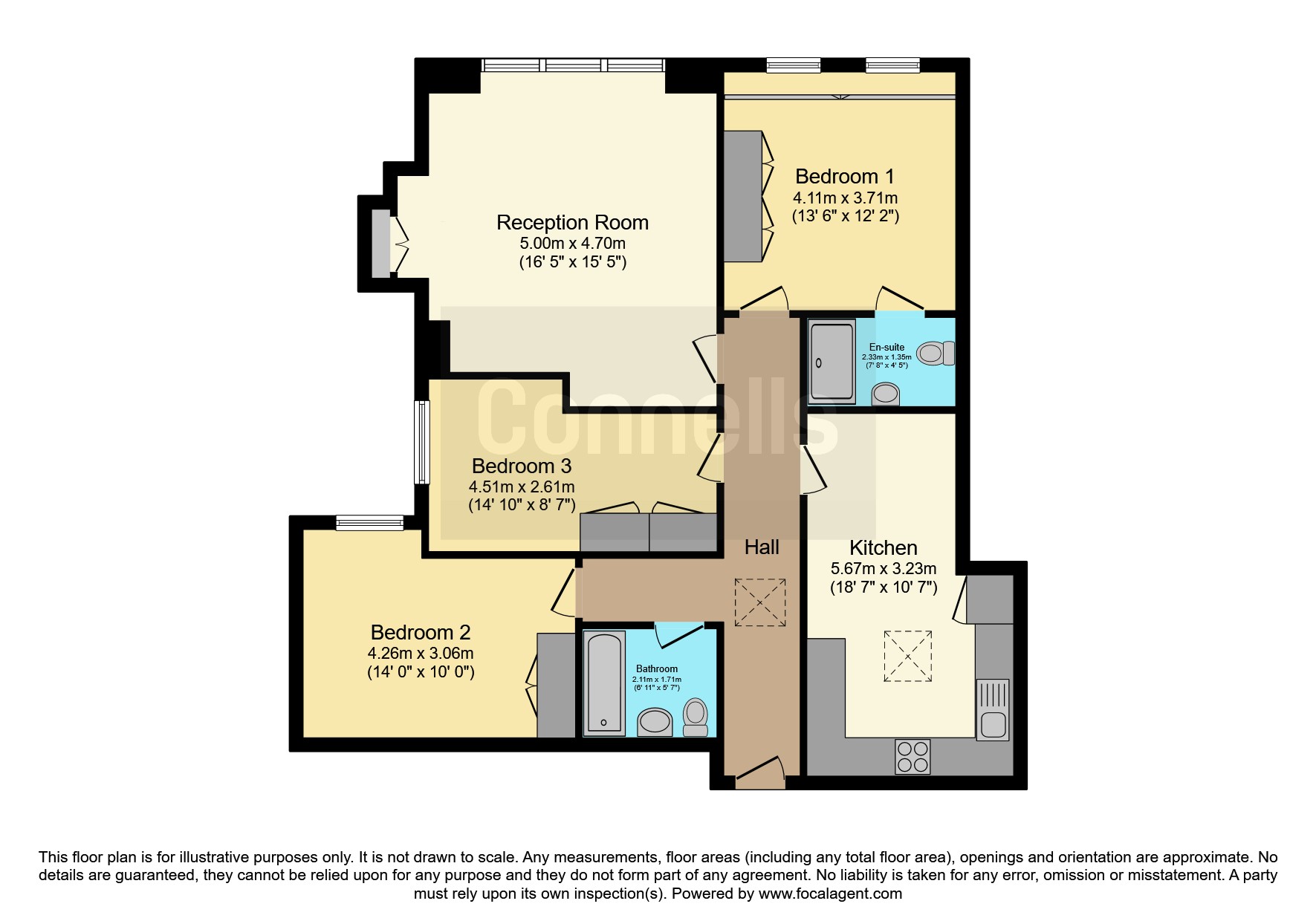 Flat 8, Fitzgerald House 2-8, Elmgrove Road, Harrow floorplan
