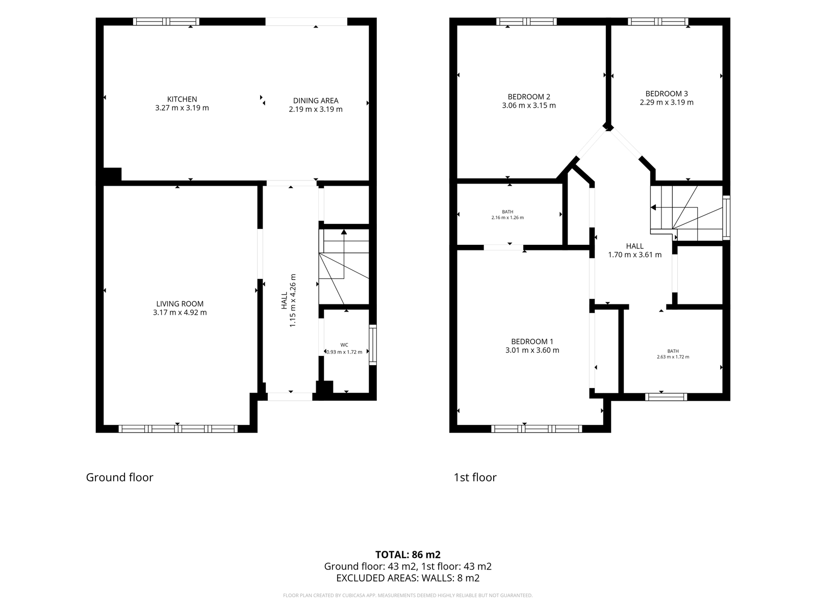 6, Ivy Close, Treharris floorplan