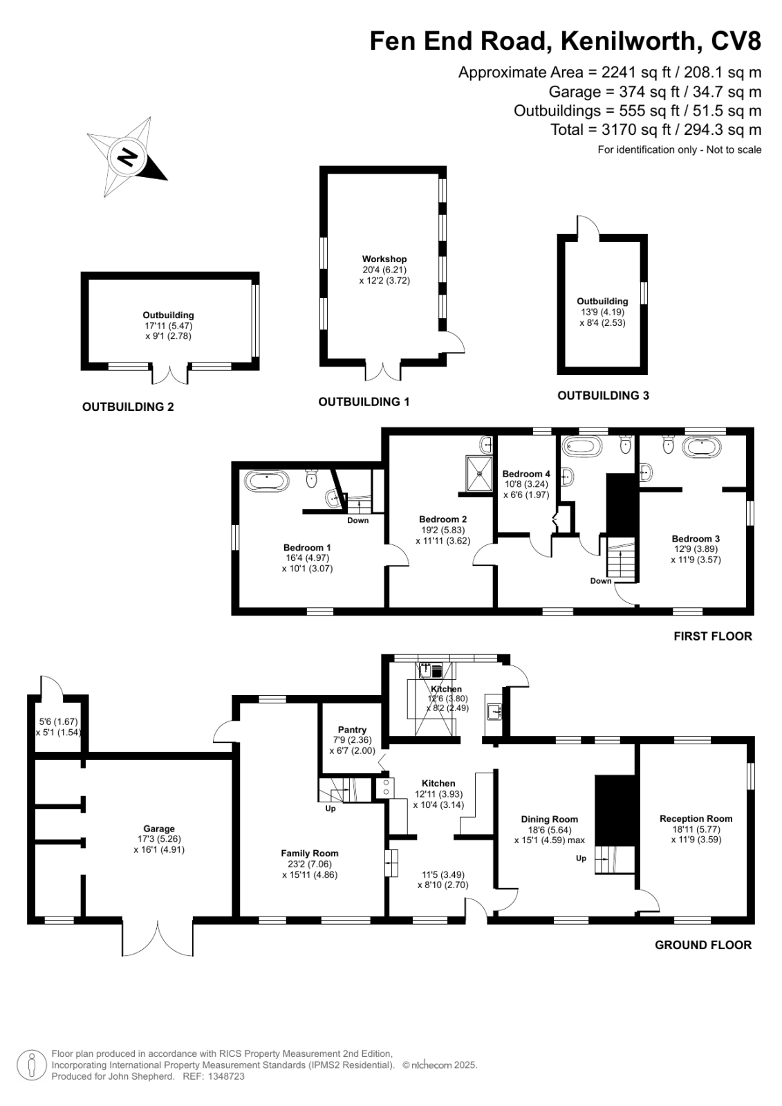 Woodside,, Fen End Road, West Midlands floorplan
