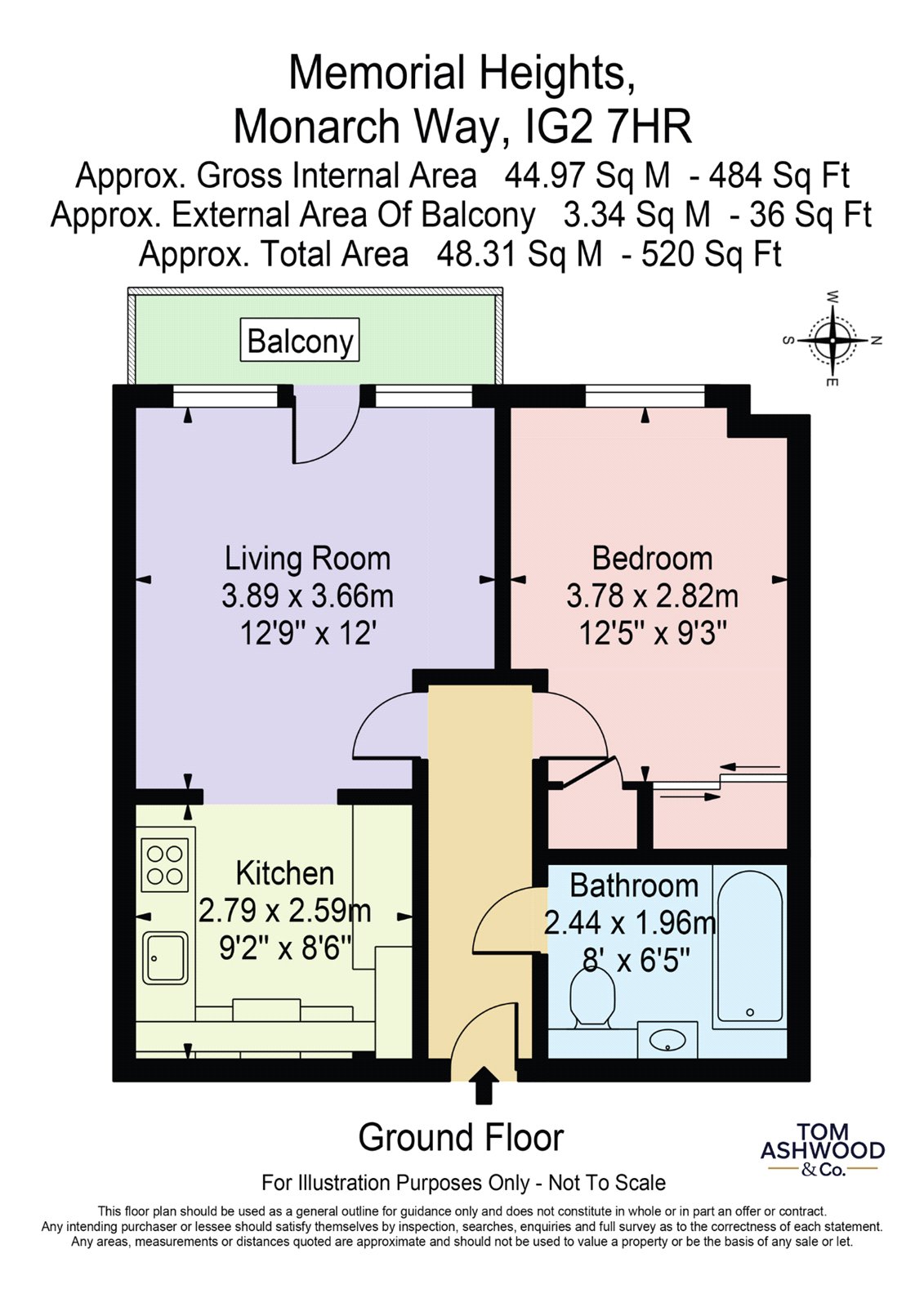 80, Memorial Heights, Ilford, Monarch Way floorplan