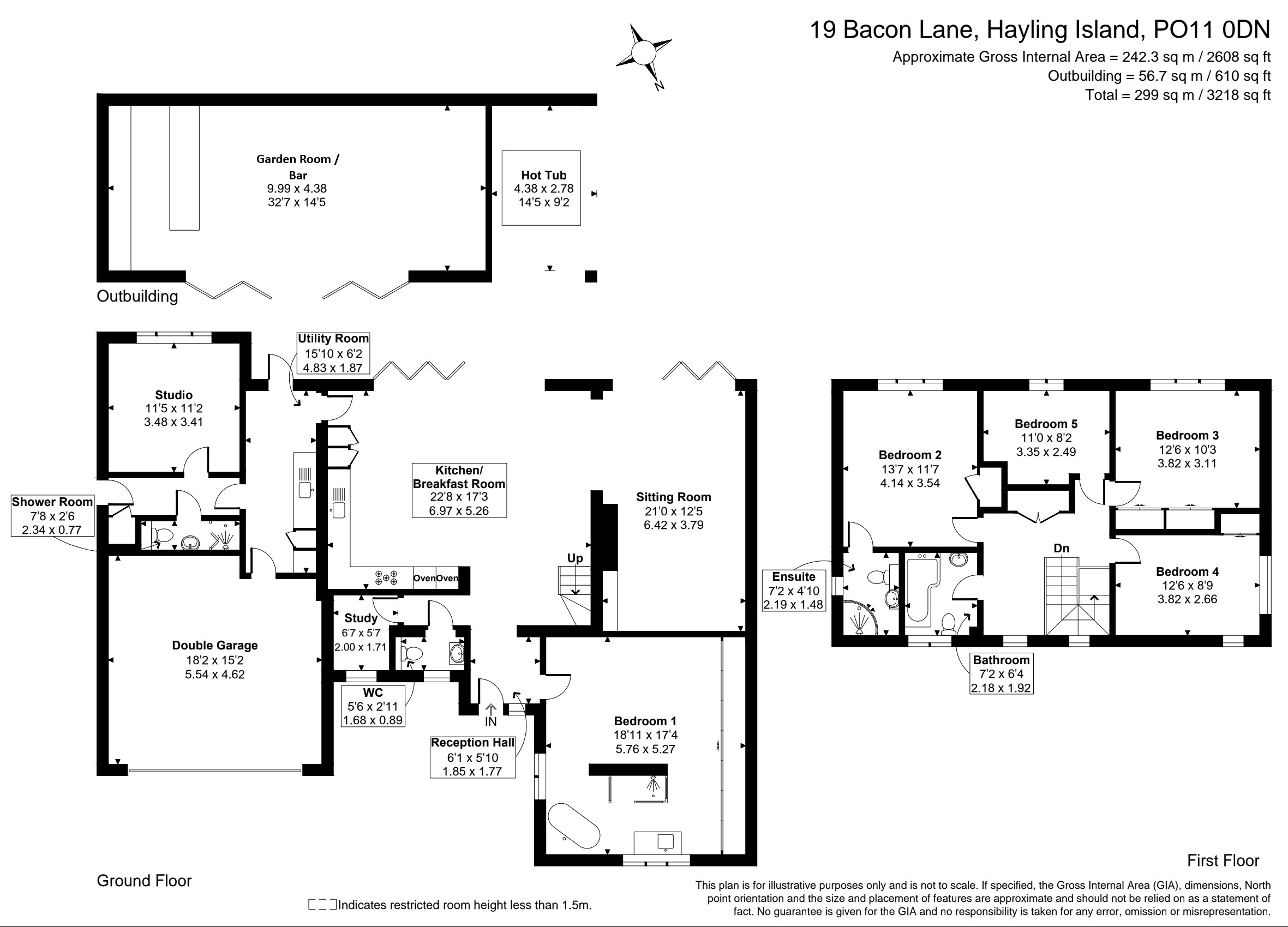 19, Bacon Lane, Hayling Island floorplan