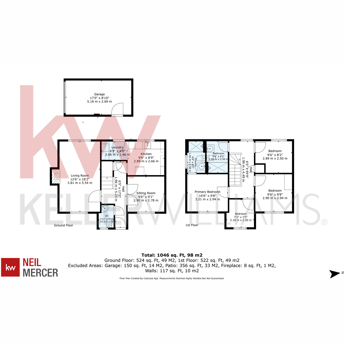 10, Roman Way, Higham Ferrers floorplan
