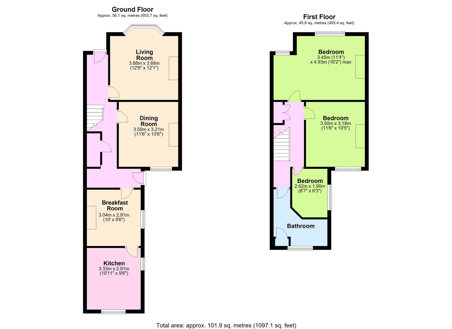 4, St. Dunstans Road, Worthing floorplan