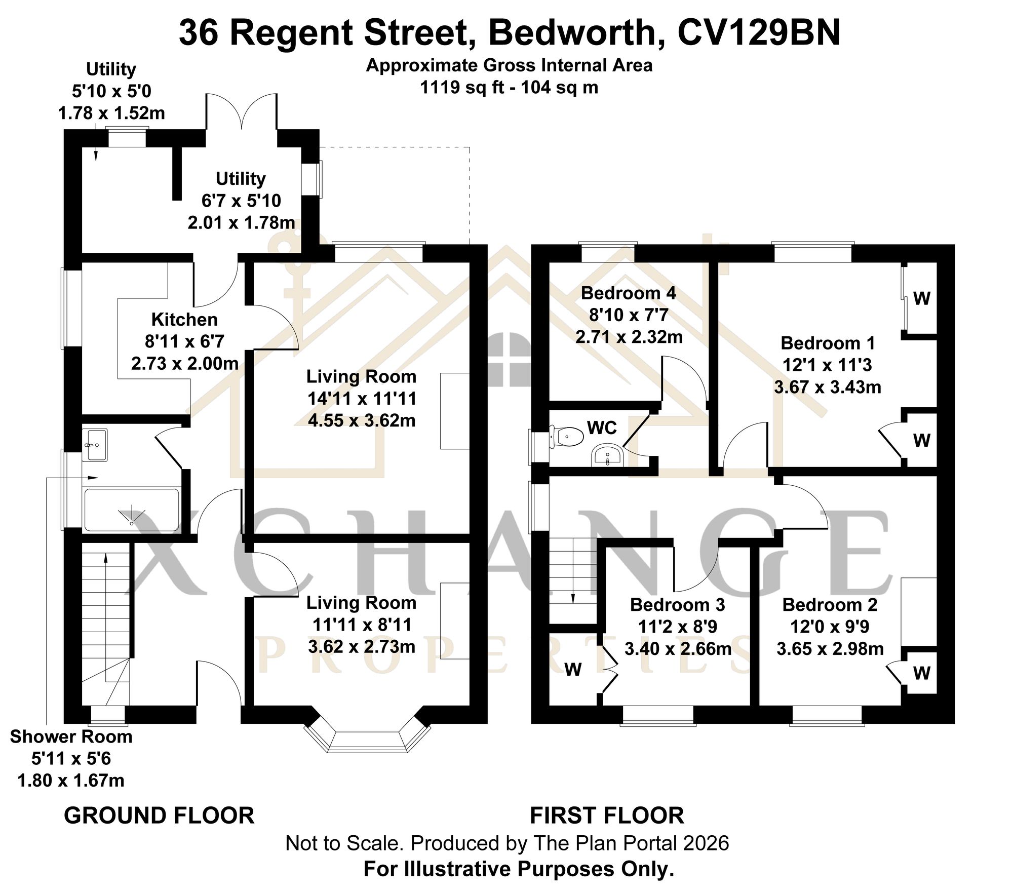 36 Regent Street, Bedworth floorplan