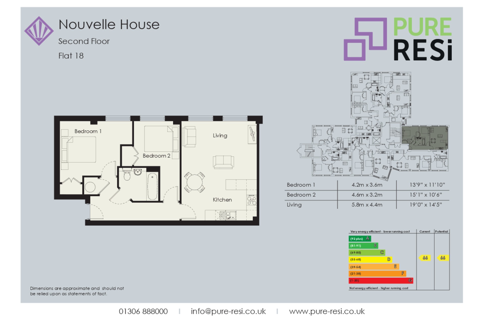 2 Bedrooms Flat to rent in Sutton Court Road, Sutton SM1