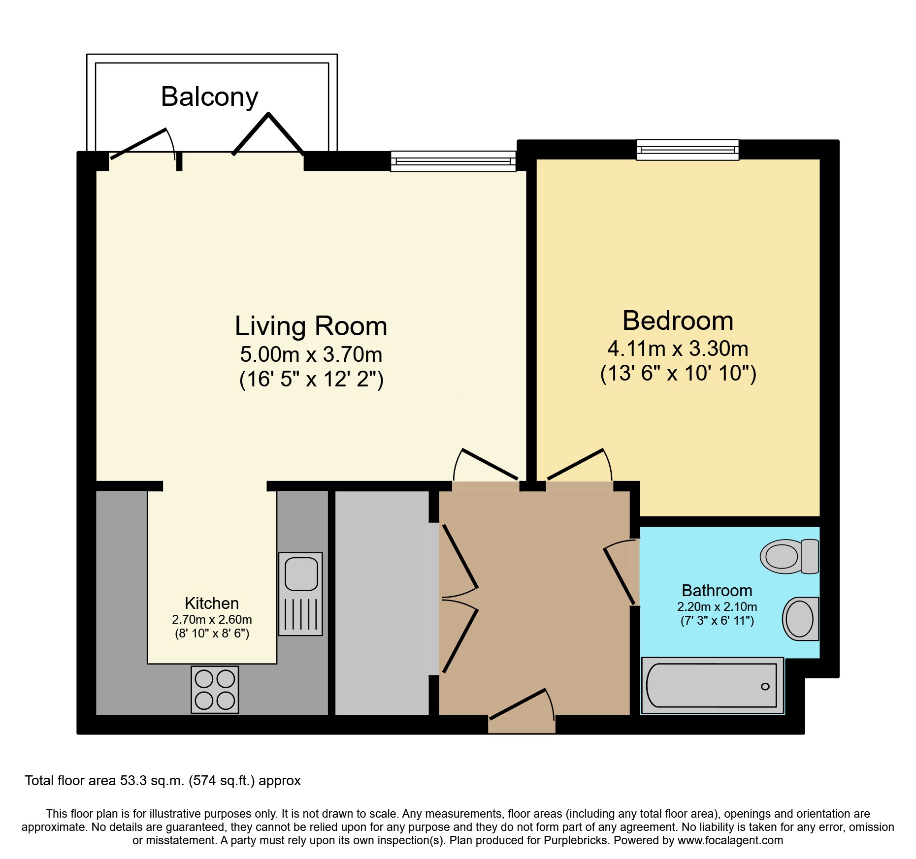All Saints Road, London floorplan