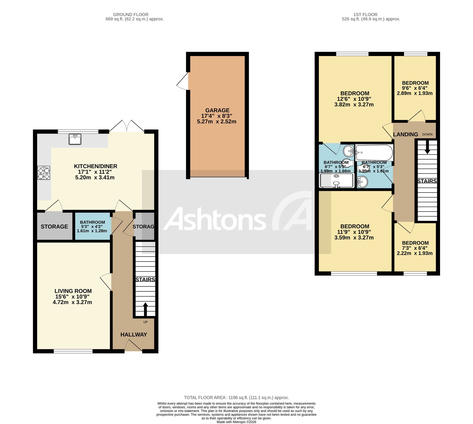 10 Cassidy Close, Leigh floorplan