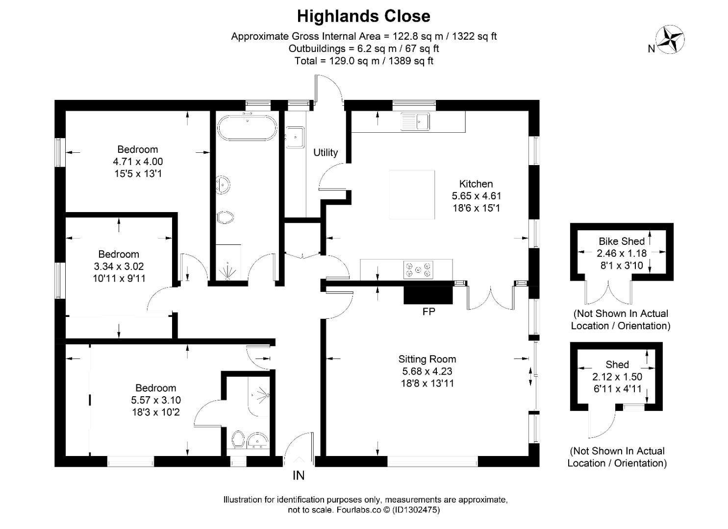 19, Highlands Close, Hassocks floorplan