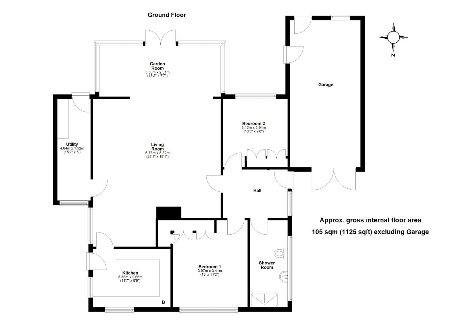 1, Mill Lane, Sawston, Cambridge floorplan