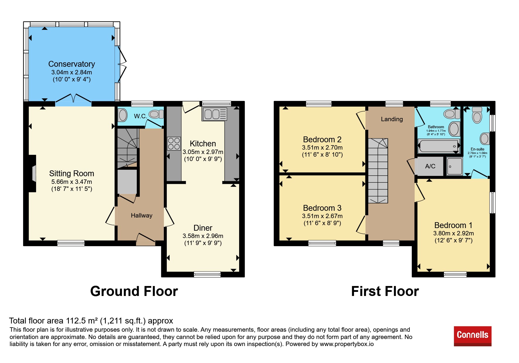 11, Garland Crescent, Dorchester floorplan