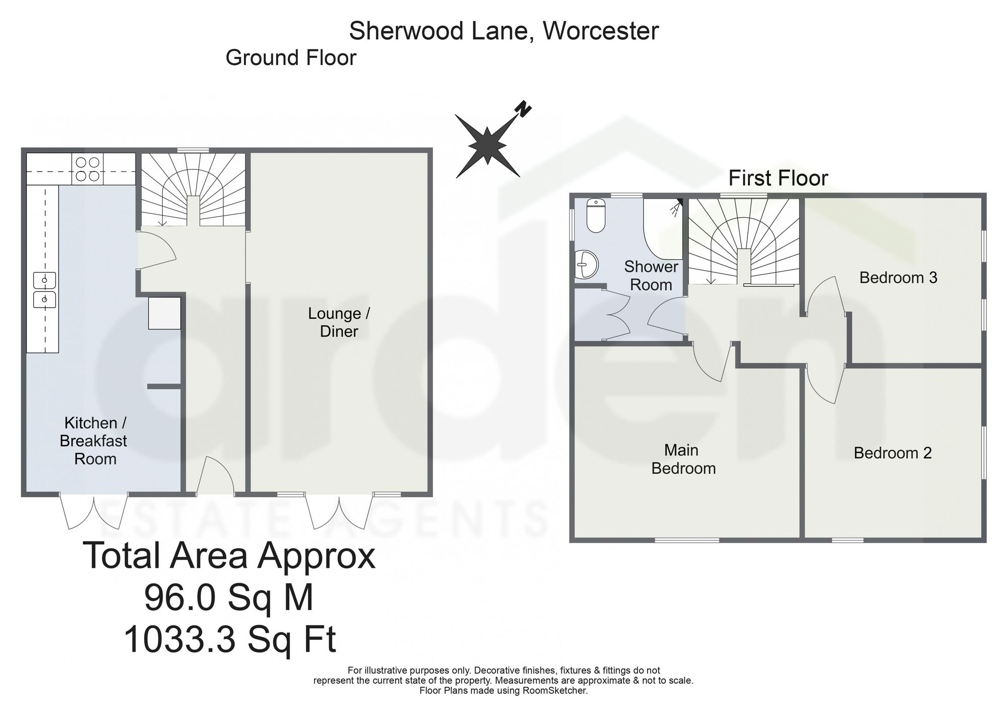 The Coach House Sherwood Lane, Worcester floorplan
