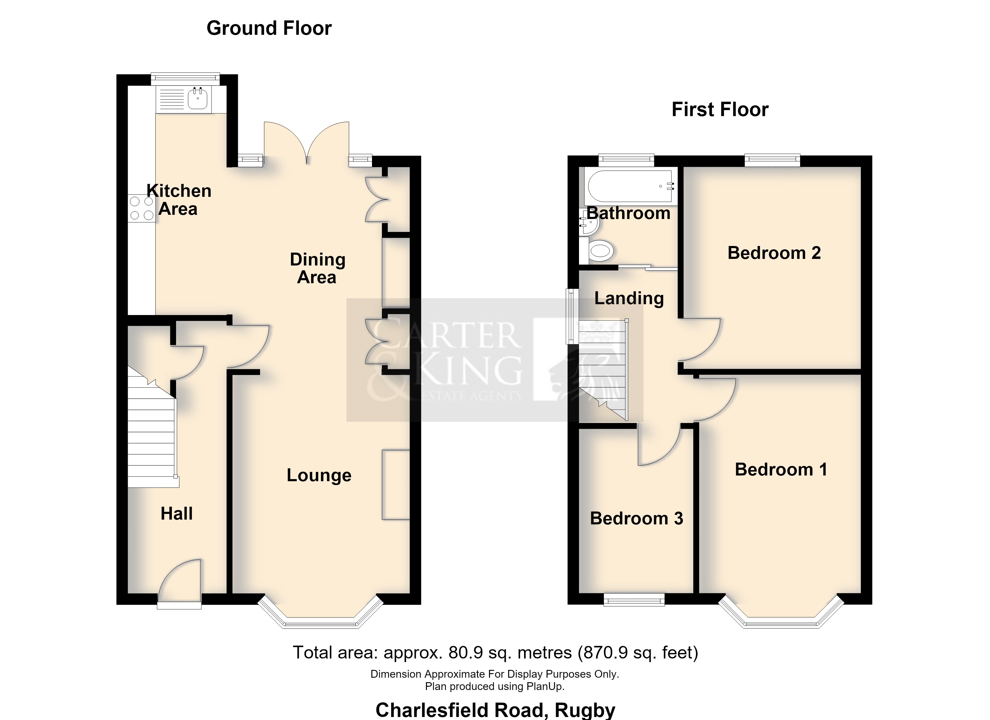 24, Charlesfield Road, Rugby floorplan