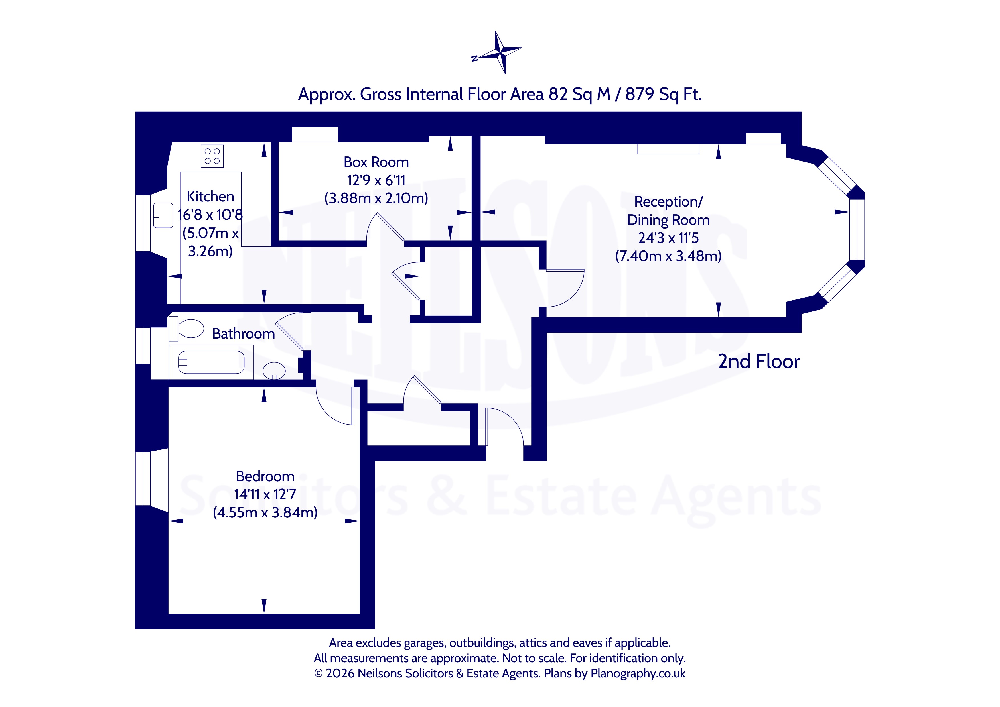 32/6, Roseburn Terrace, Edinburgh floorplan