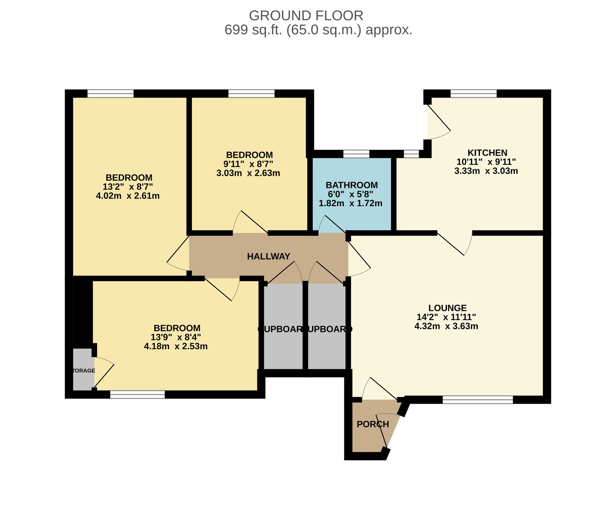 5 Longwestgate, Scarborough floorplan
