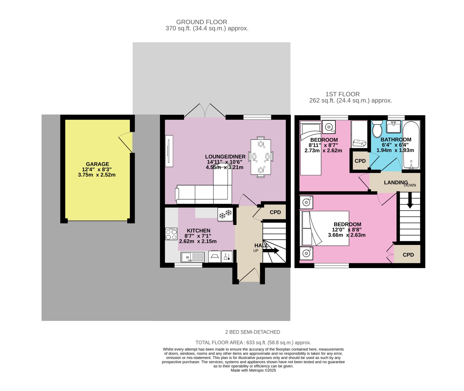15 Thorn Street Mews, Woodville, Swadlincote floorplan