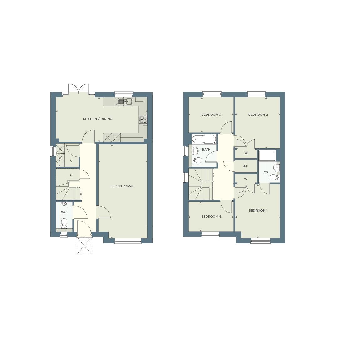 Plot 9 The Stratford, 19, Waterfield Drive, Coventry floorplan
