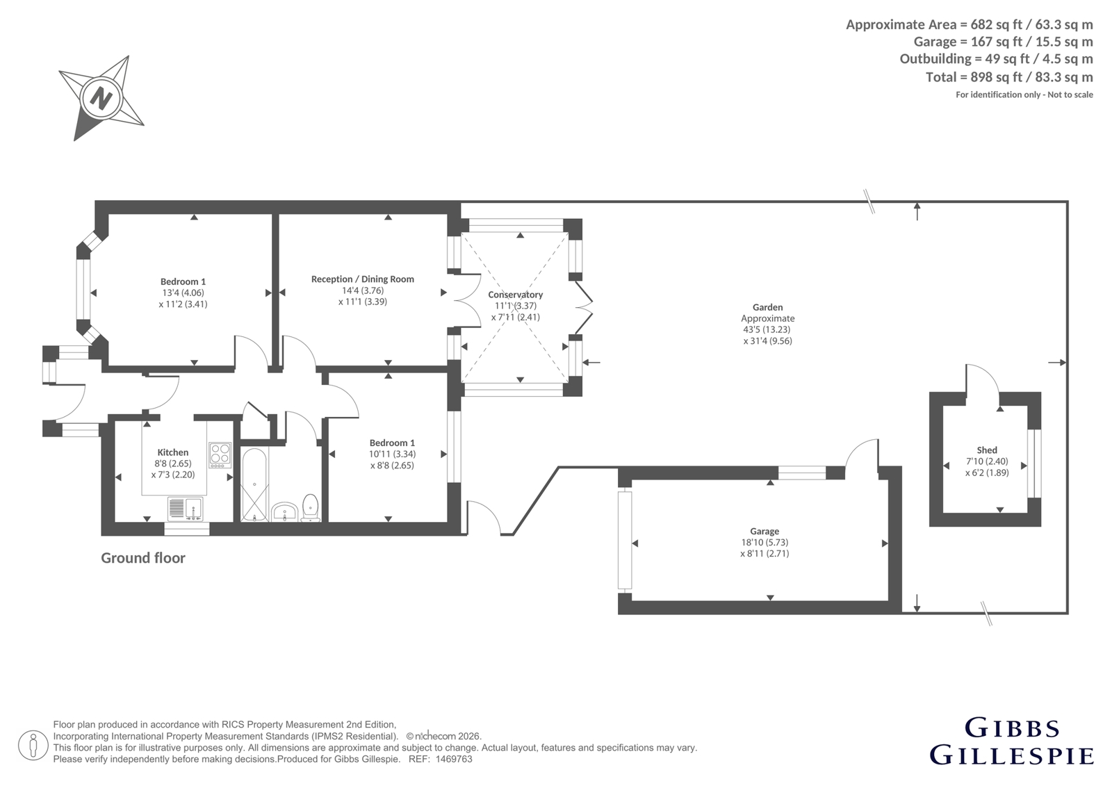 66, Wingfield Way, Ruislip floorplan