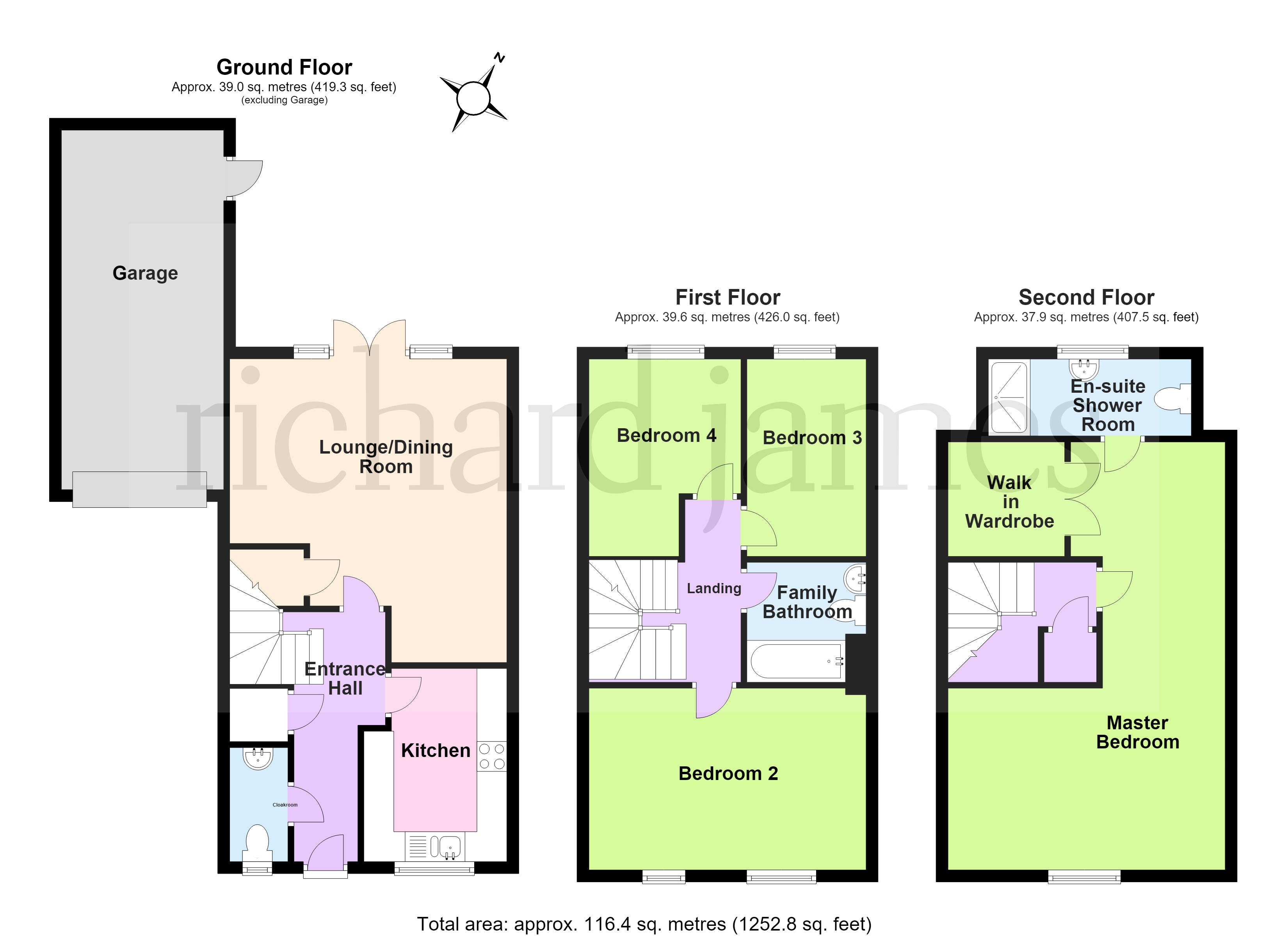 73, Tyne Way, Rushden floorplan