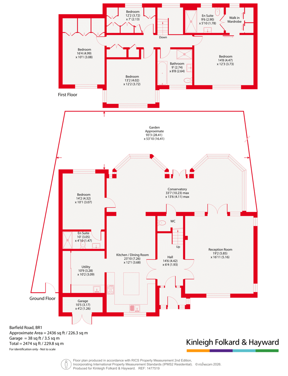 6, Barfield Road, Bromley floorplan