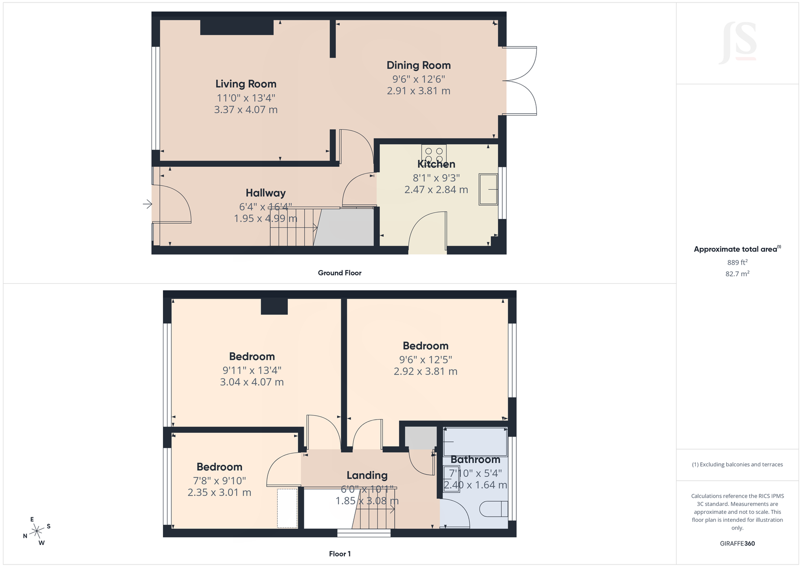 87, Rectory Farm Road, Lancing floorplan