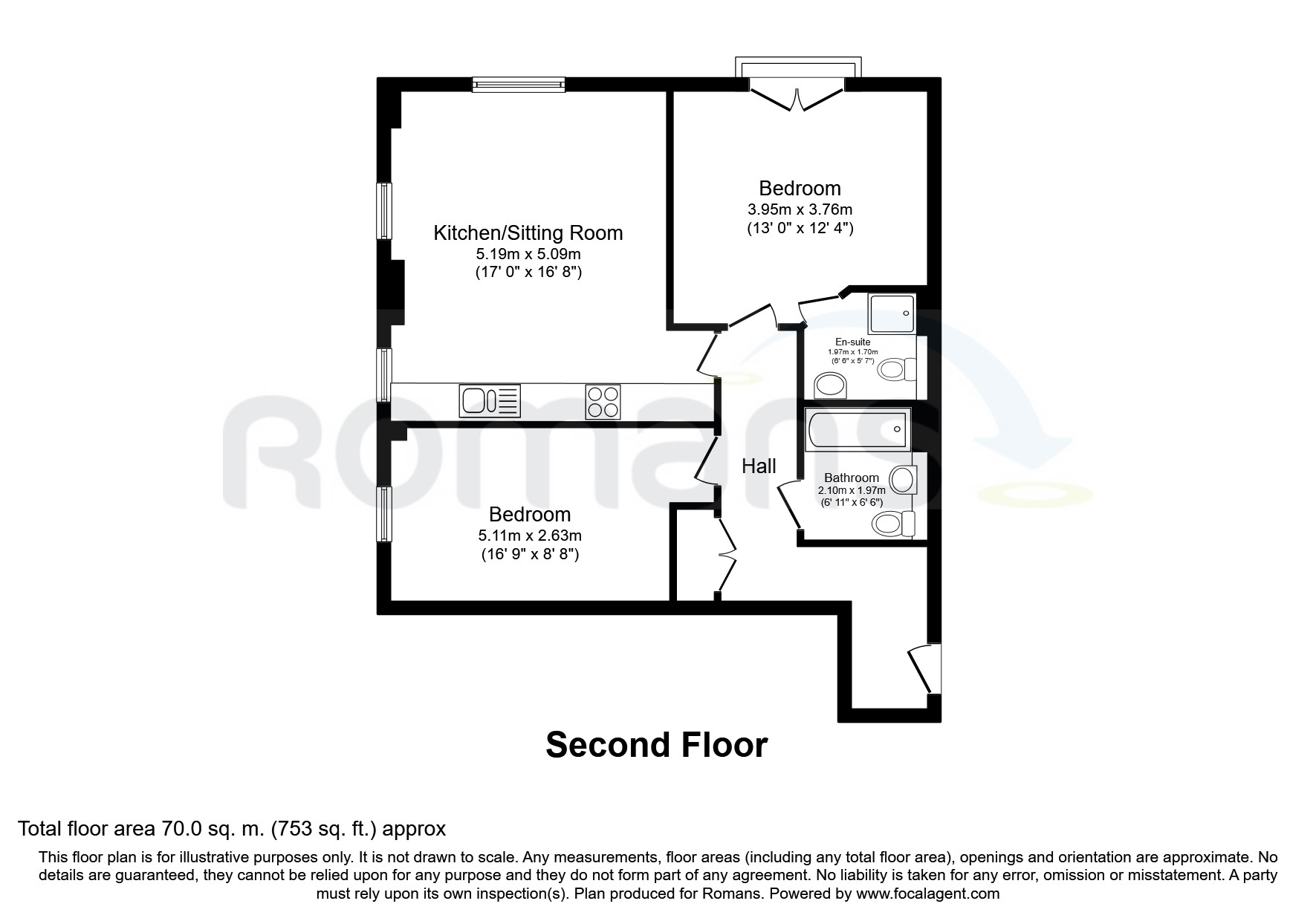 95, Fleming Place, Bracknell floorplan