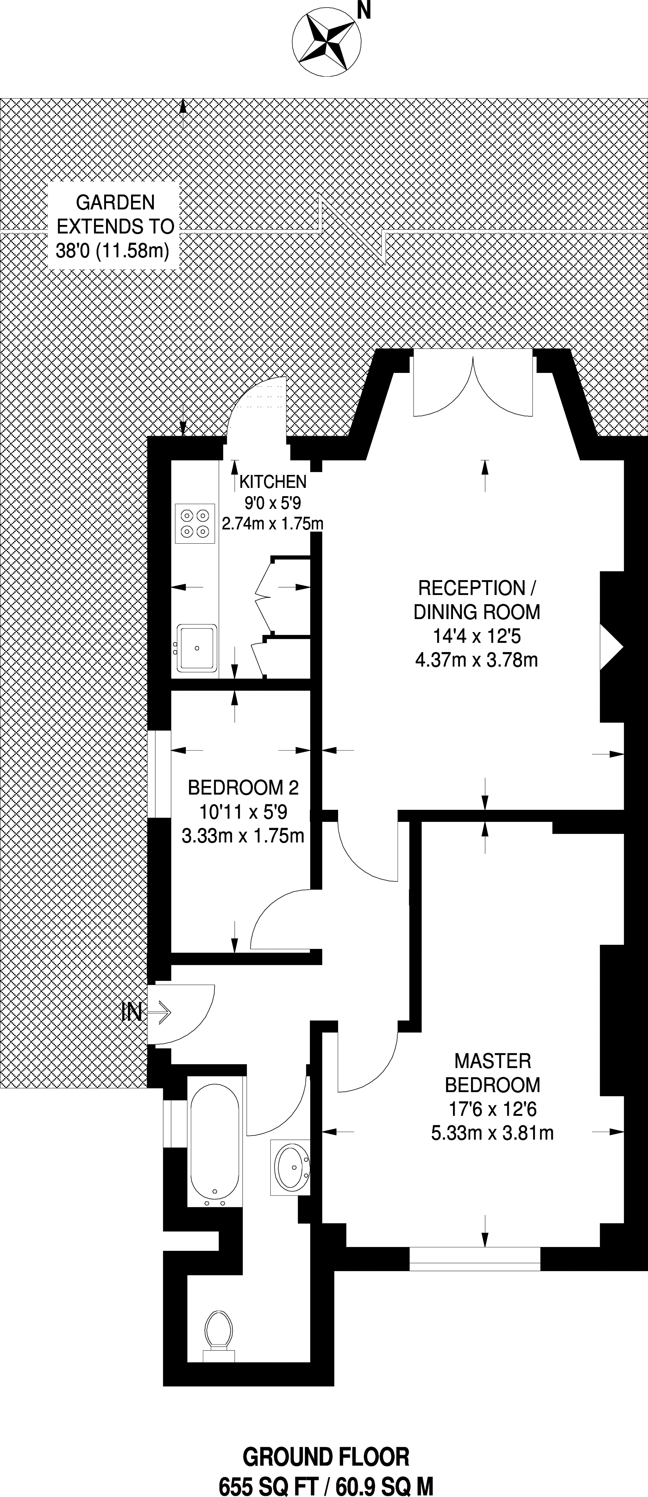 2 Bedrooms Flat to rent in St Augustines Road, Camden, London NW1