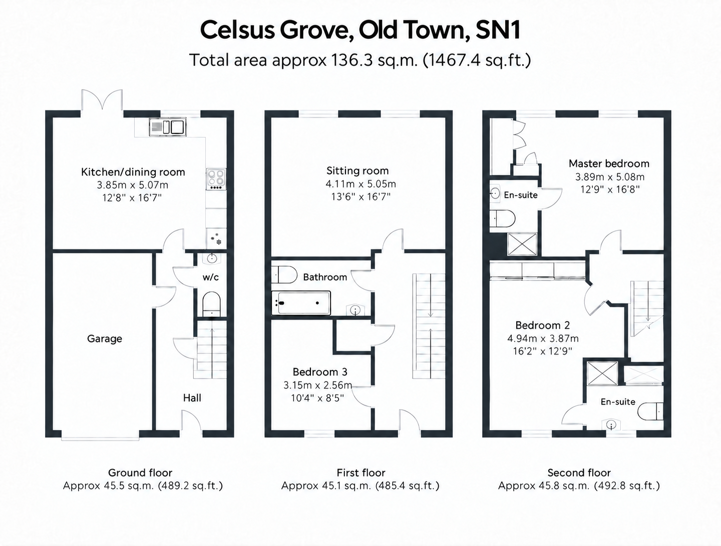 84, Celsus Grove, Old Town floorplan