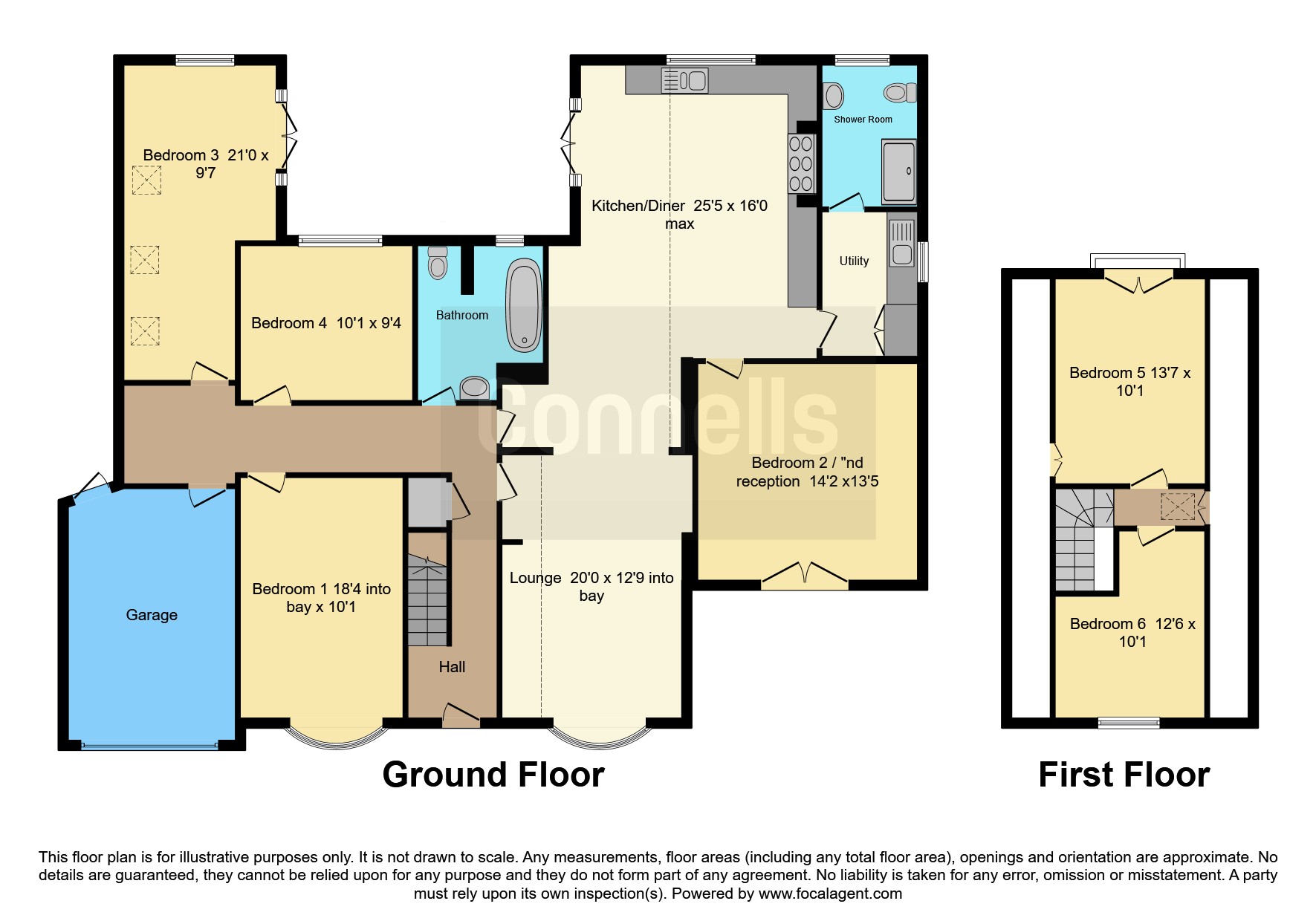 Ferndell, Five Lanes Road, Marldon floorplan