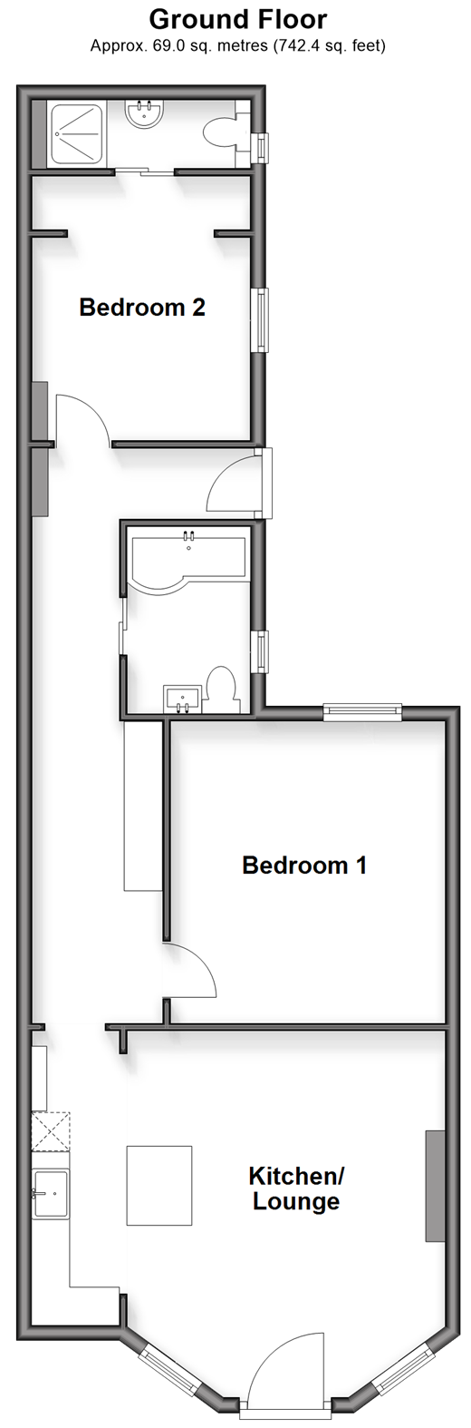 Minnis Road, Birchington floorplan