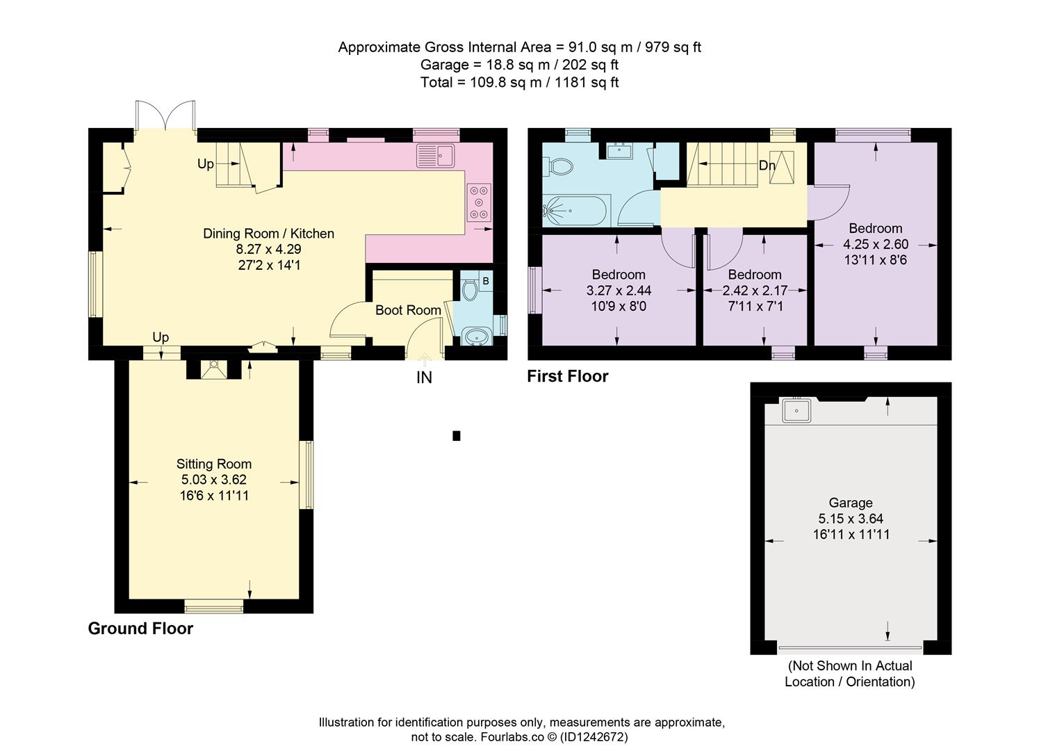 New House, Nags Head Lane, Tetbury floorplan