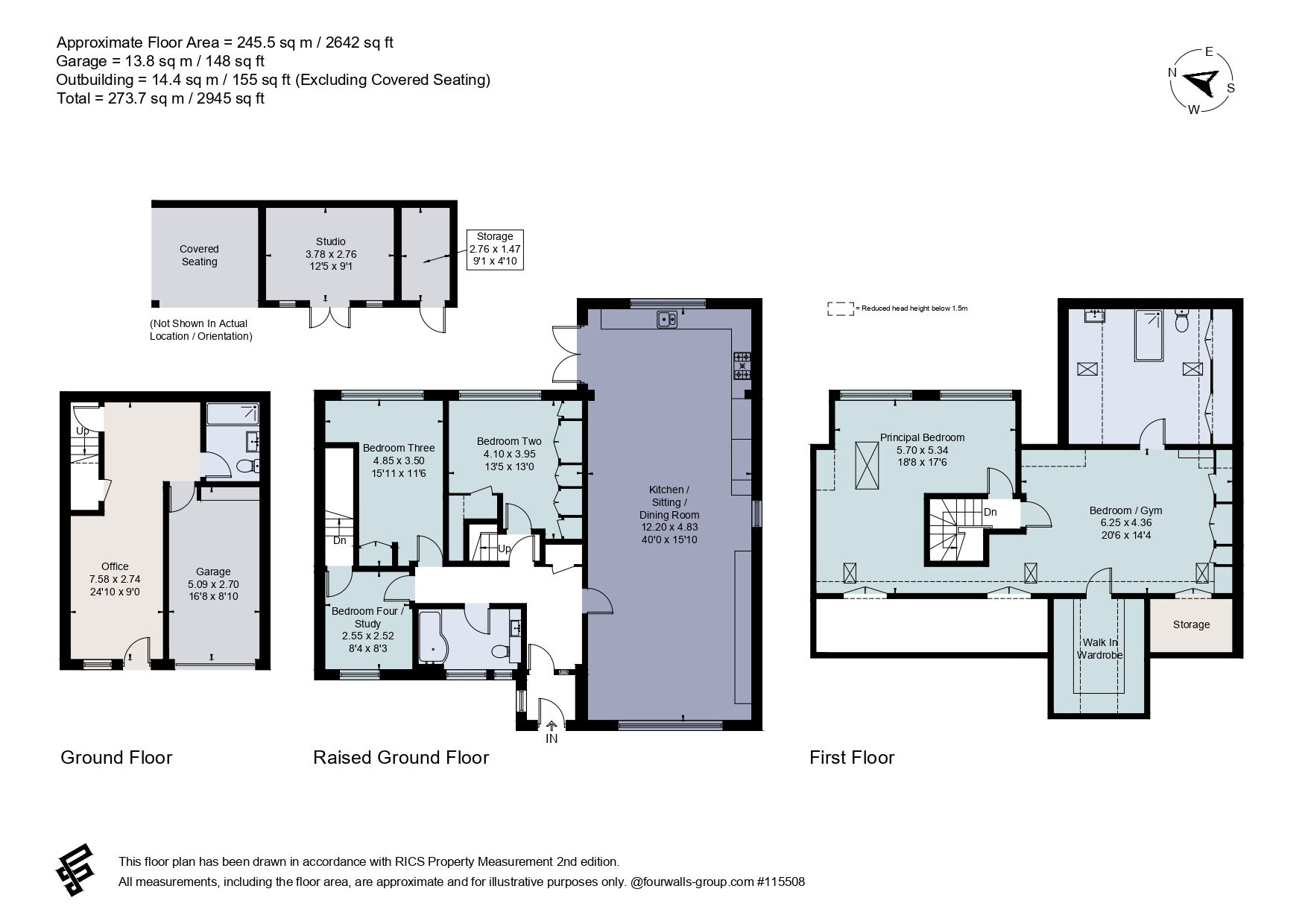 12, Bramble Rise, Surrey floorplan