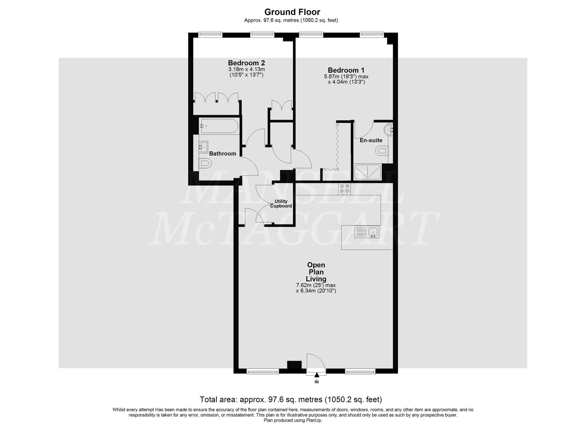 2 White Lion Close, East Grinstead floorplan