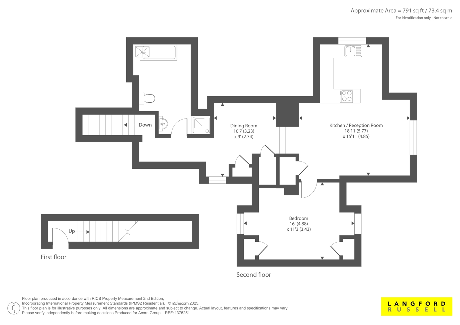 Apartment 7, Bassetts House, 8, Acorn Way, Orpington floorplan