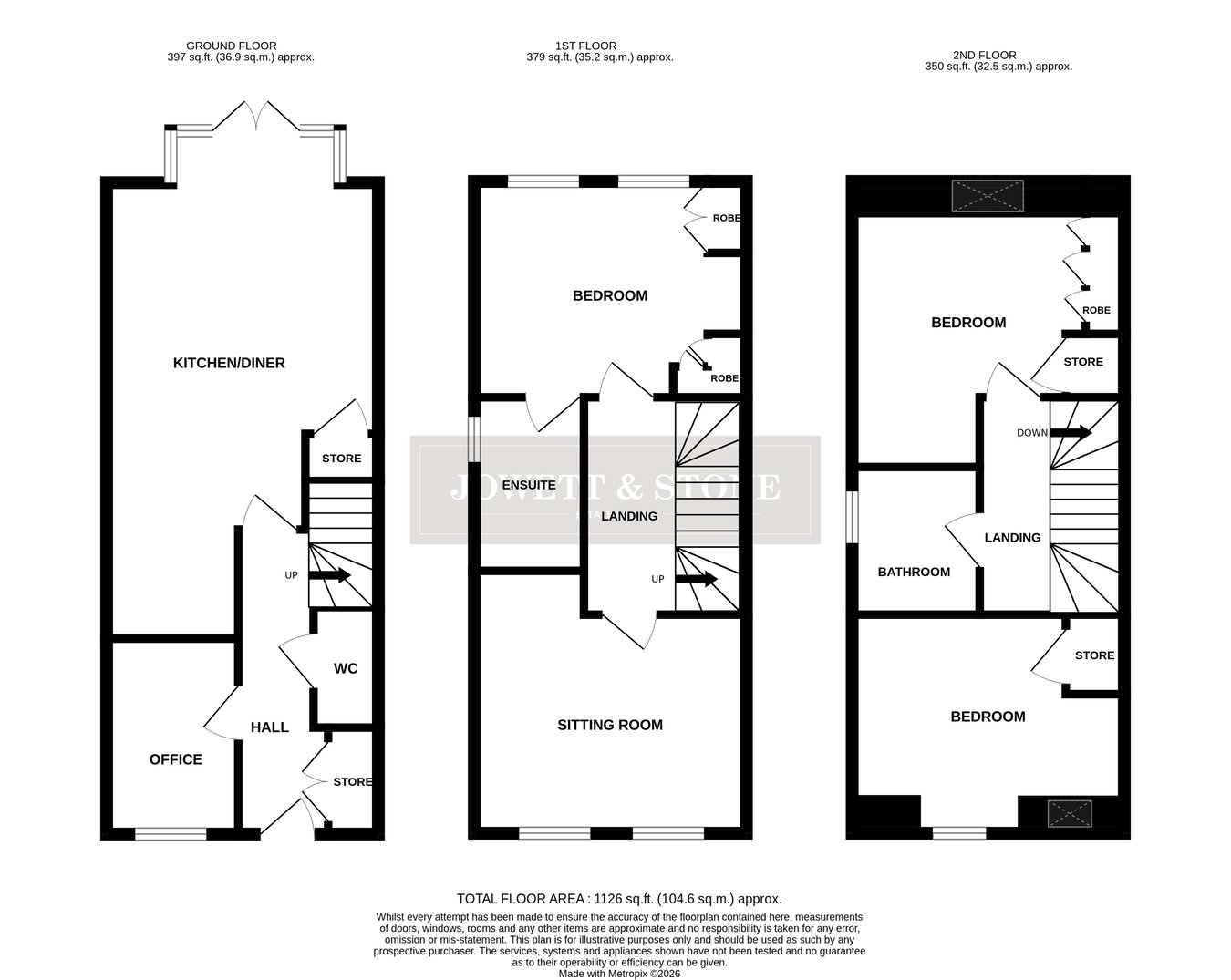 36, Windlass Drive, Wigston floorplan