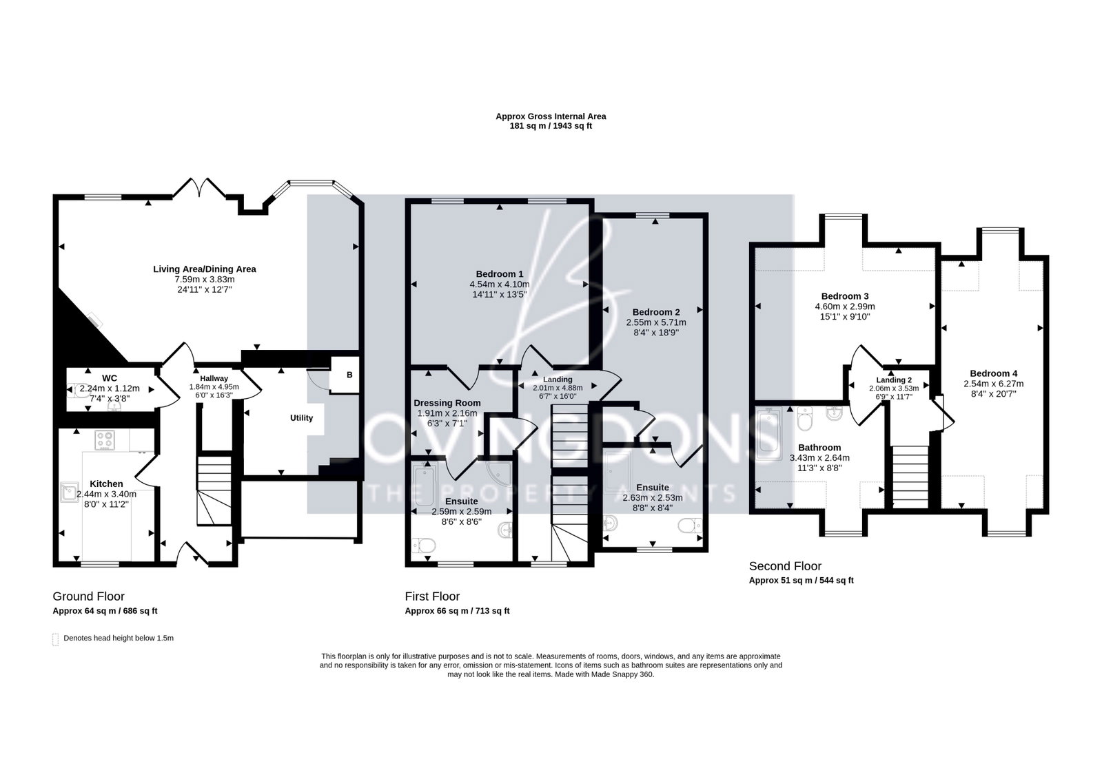 6, Hodson Close, Ely floorplan