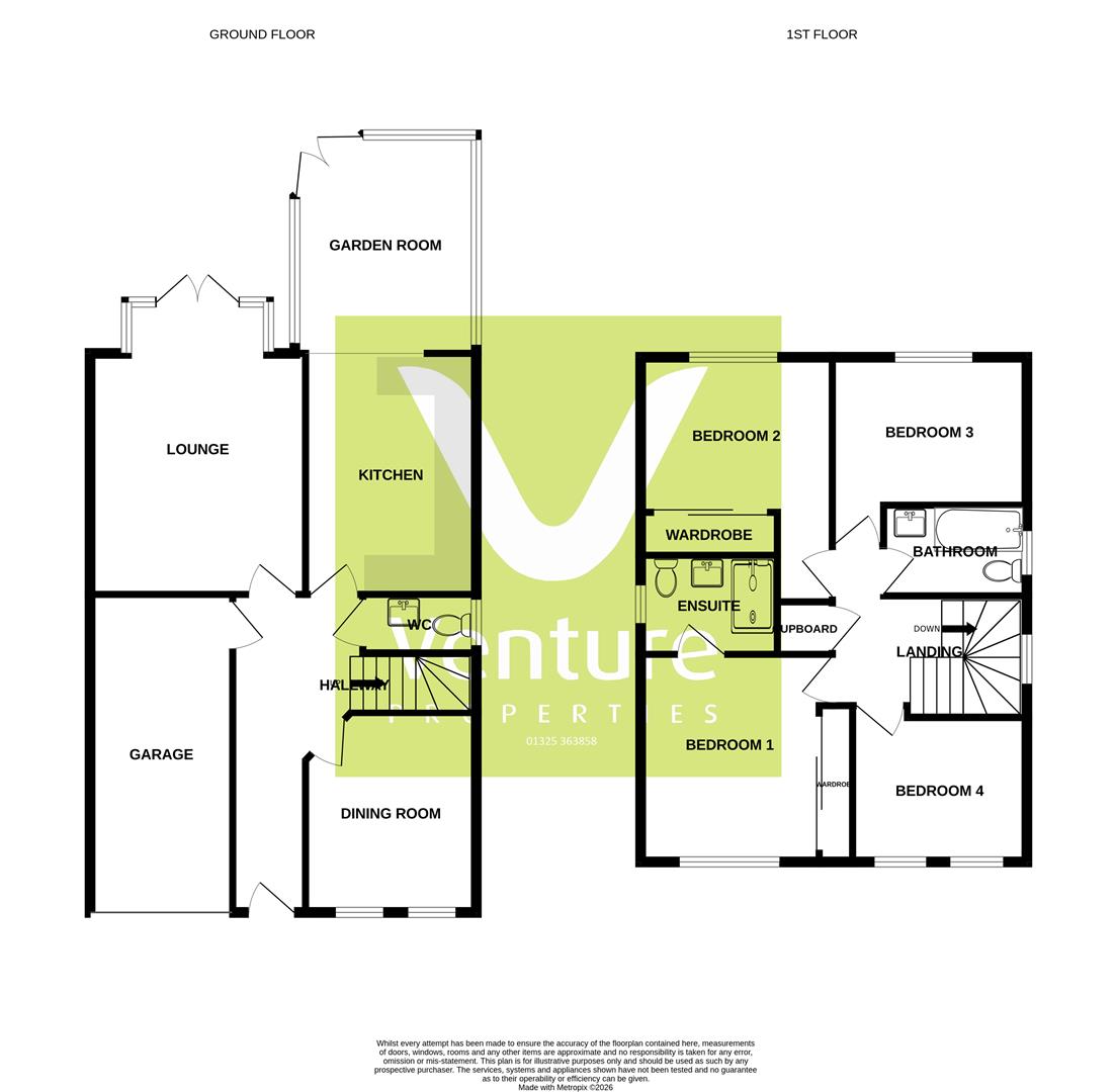11, Burneston Court, Darlington floorplan