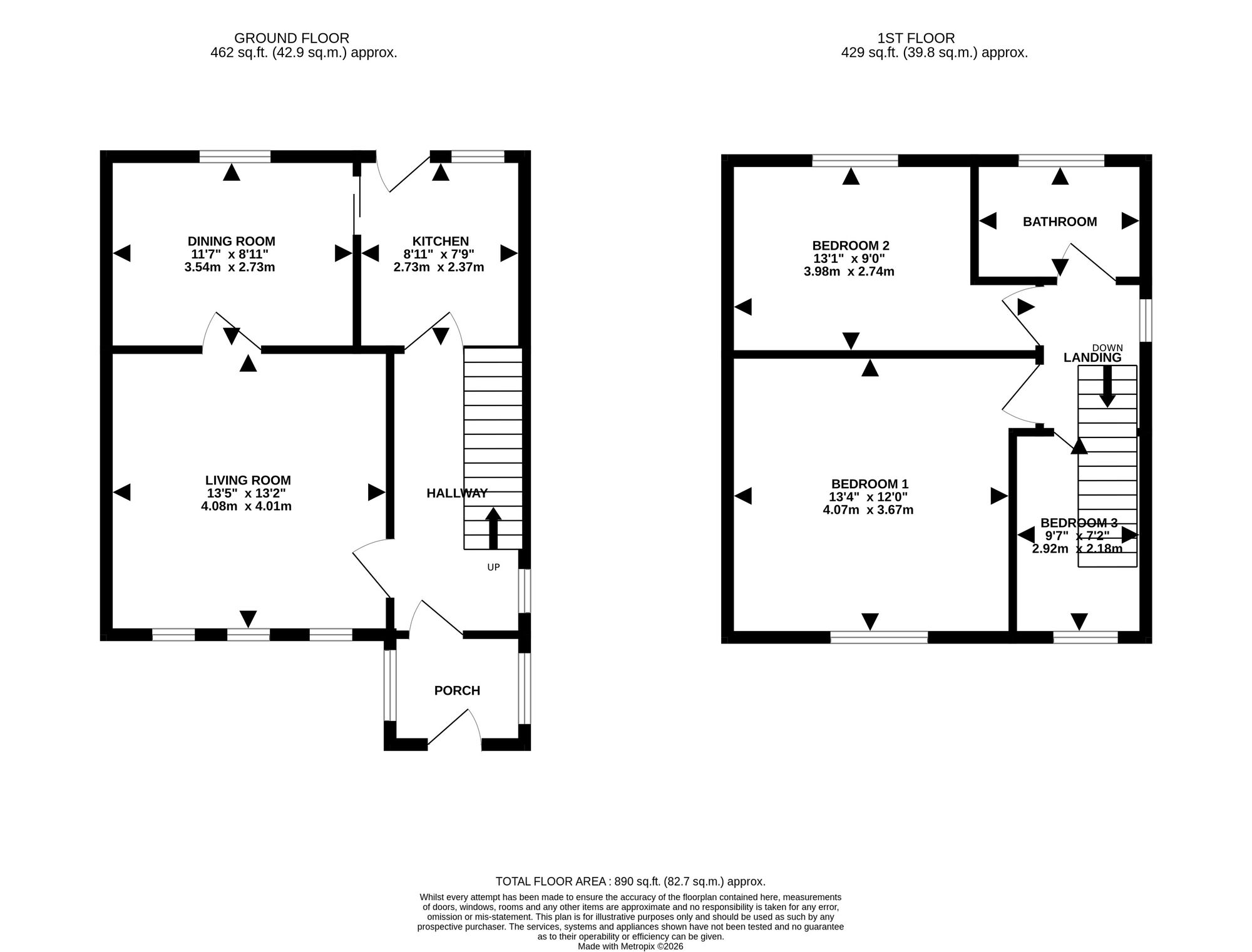 4 Froda Avenue, Frodsham floorplan