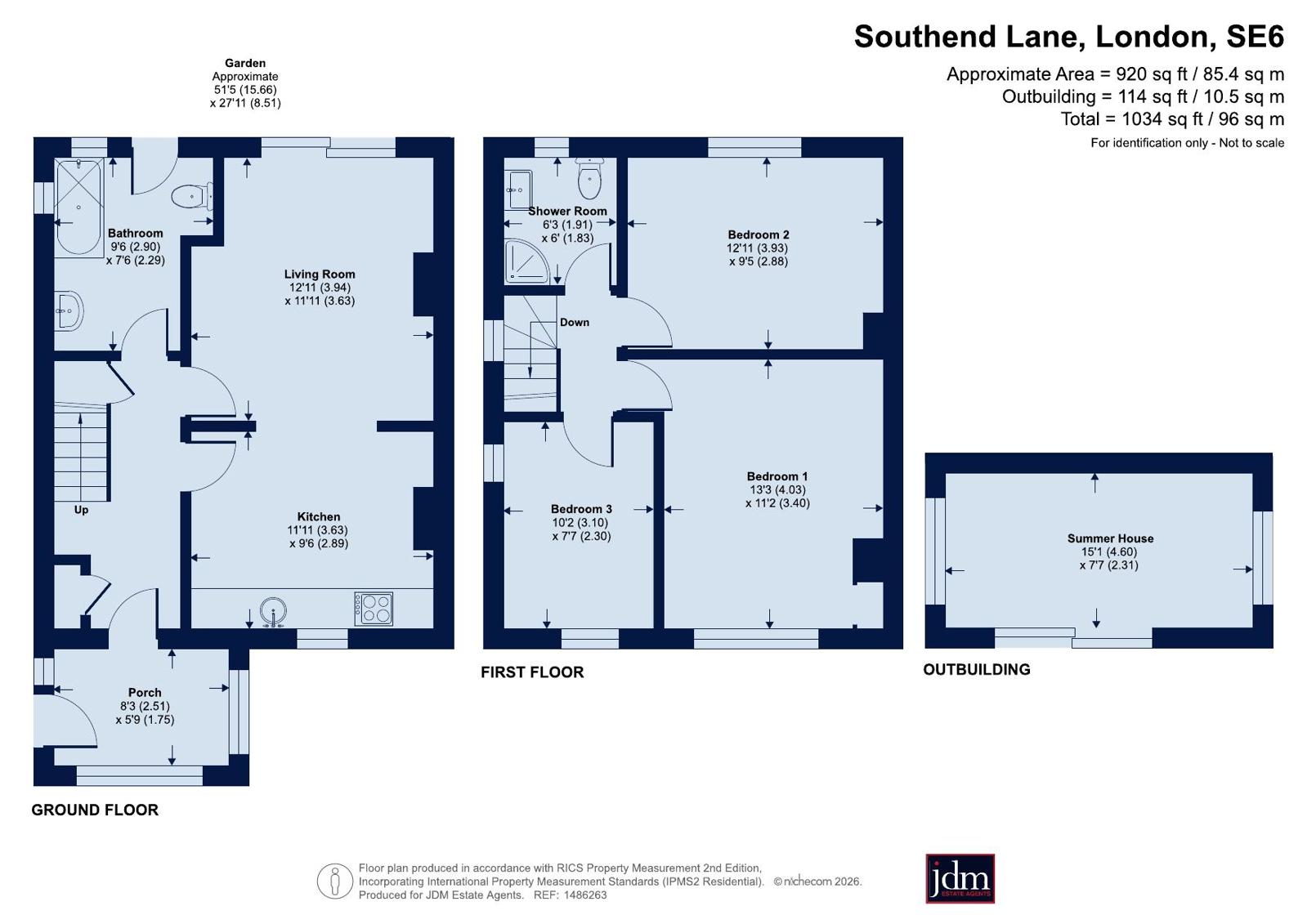 163, Southend Lane, London floorplan