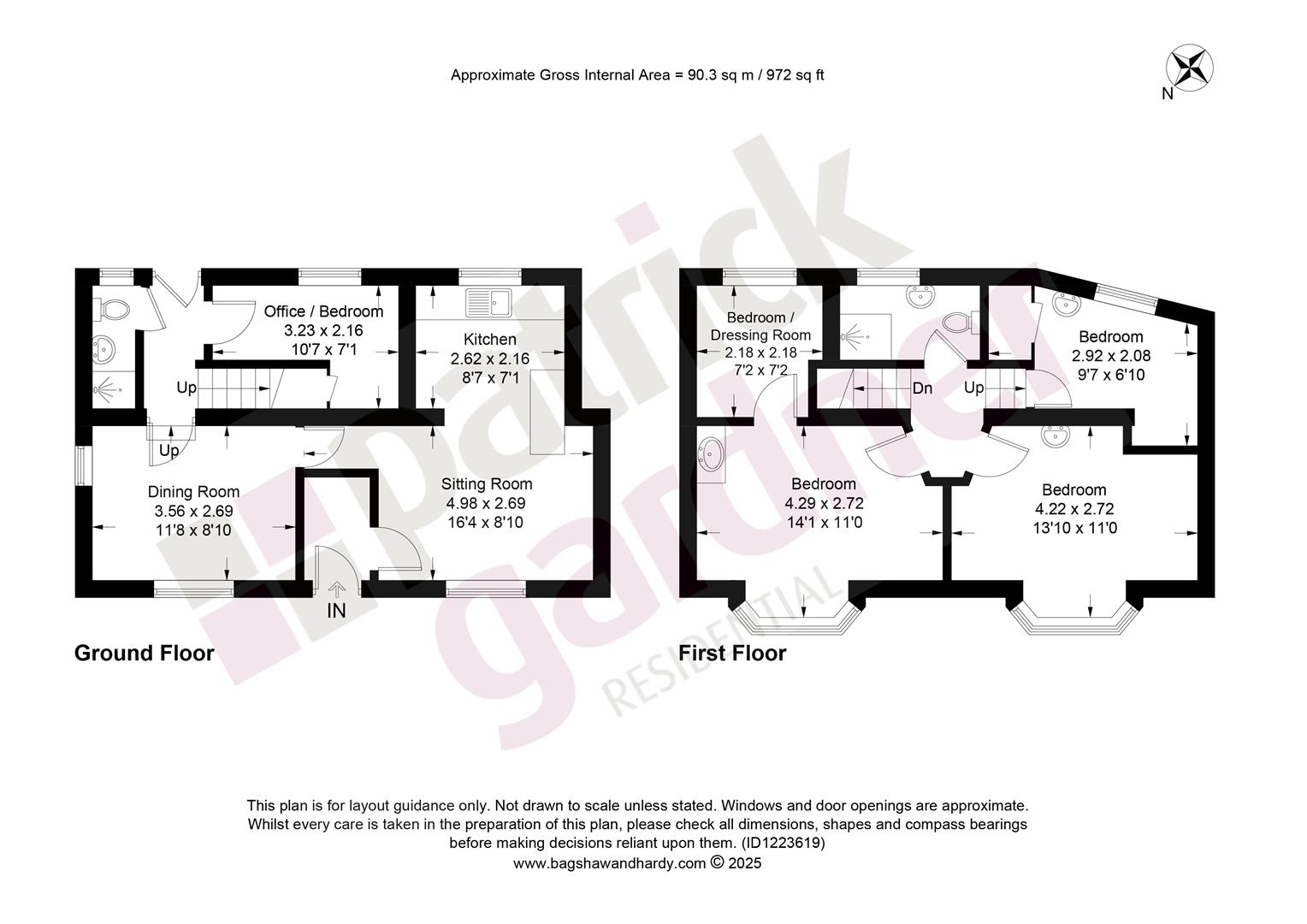 Pilgrim Cottage, 39 South Street, Dorking floorplan