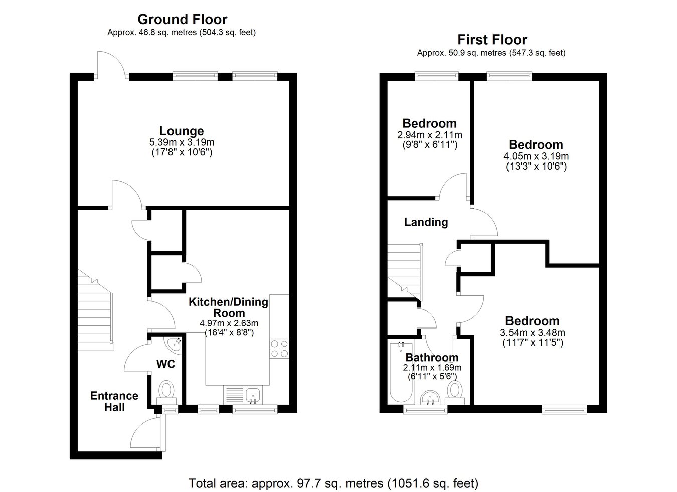 23, St Michaels Walk, Folkestone floorplan