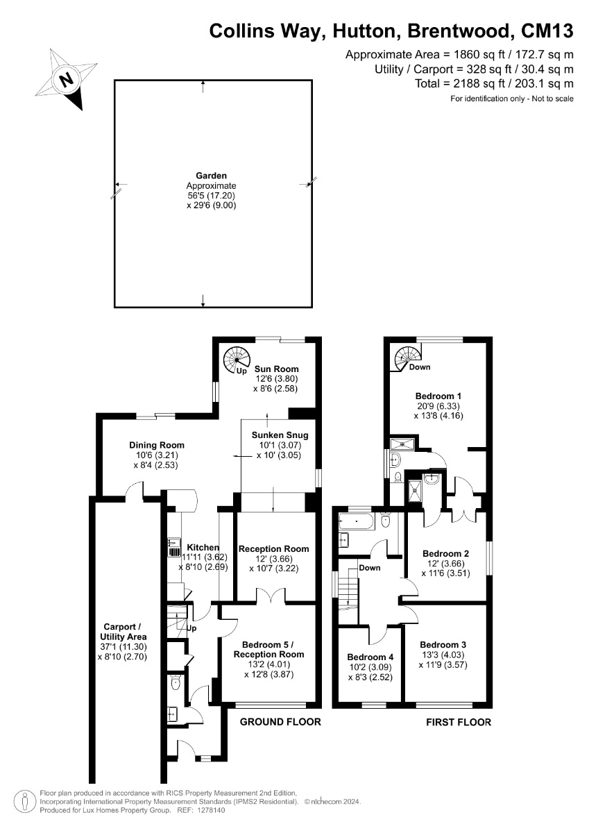 4 Collins Way, Brentwood floorplan