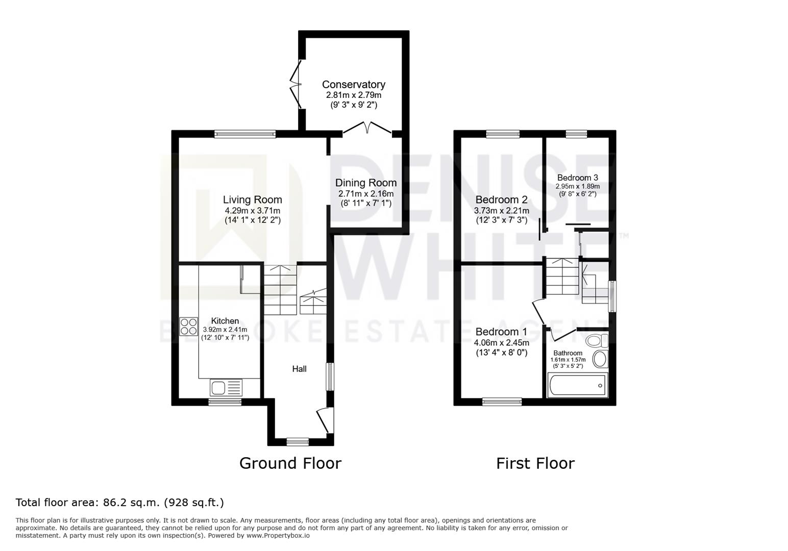 10, Lorien Close, Leek floorplan