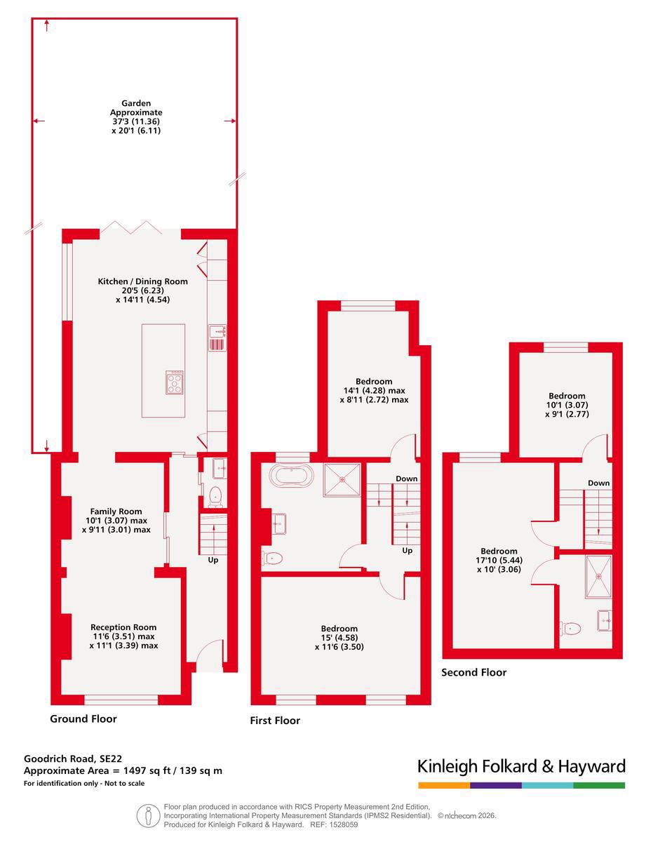 40, Goodrich Road, London floorplan