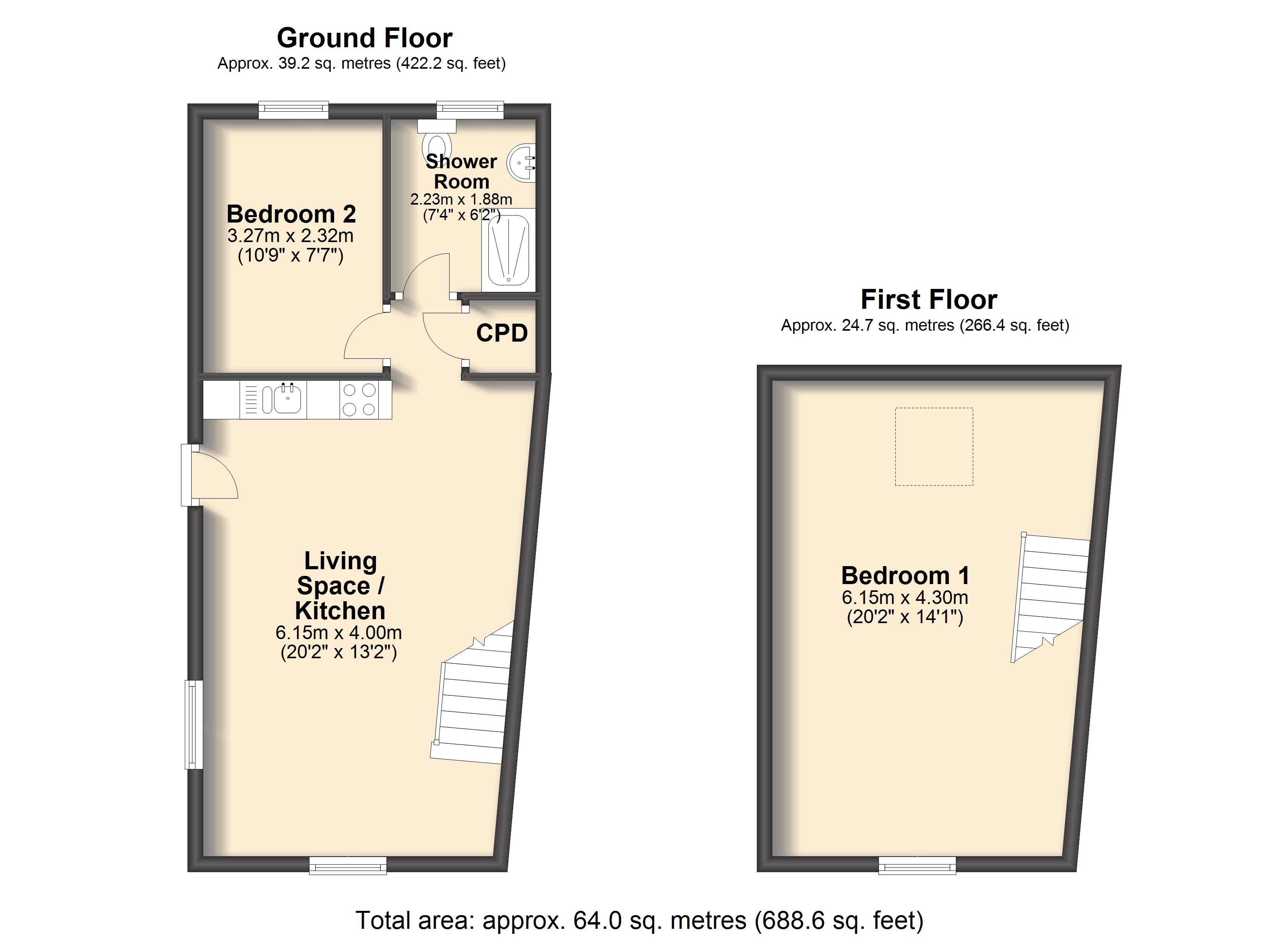 2 Bedrooms Detached house to rent in Westhorpe Cottage, Morthen Road, Wickersley S66