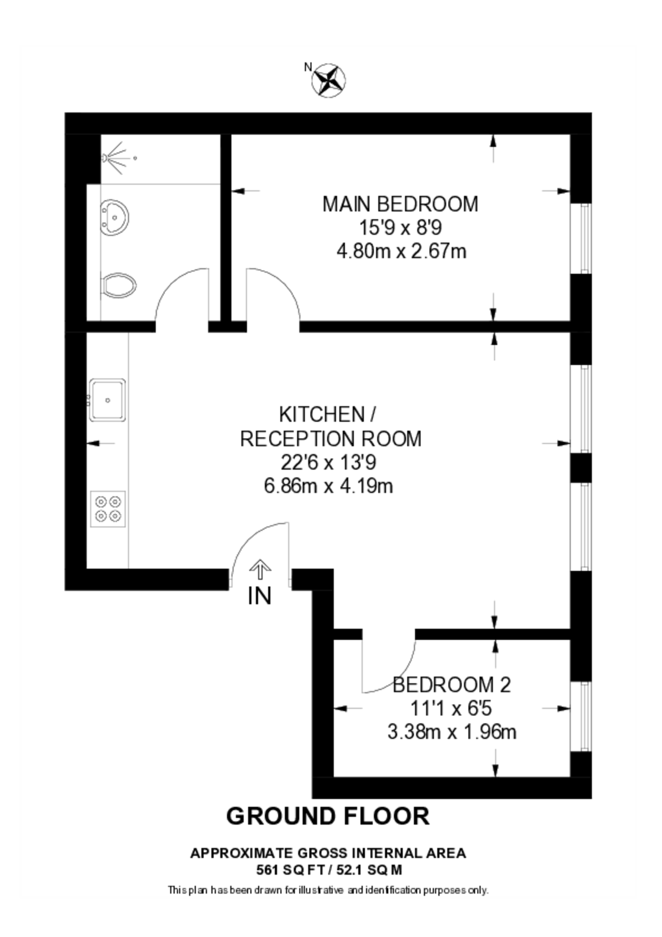 Gateway, Elephant and Castle floorplan