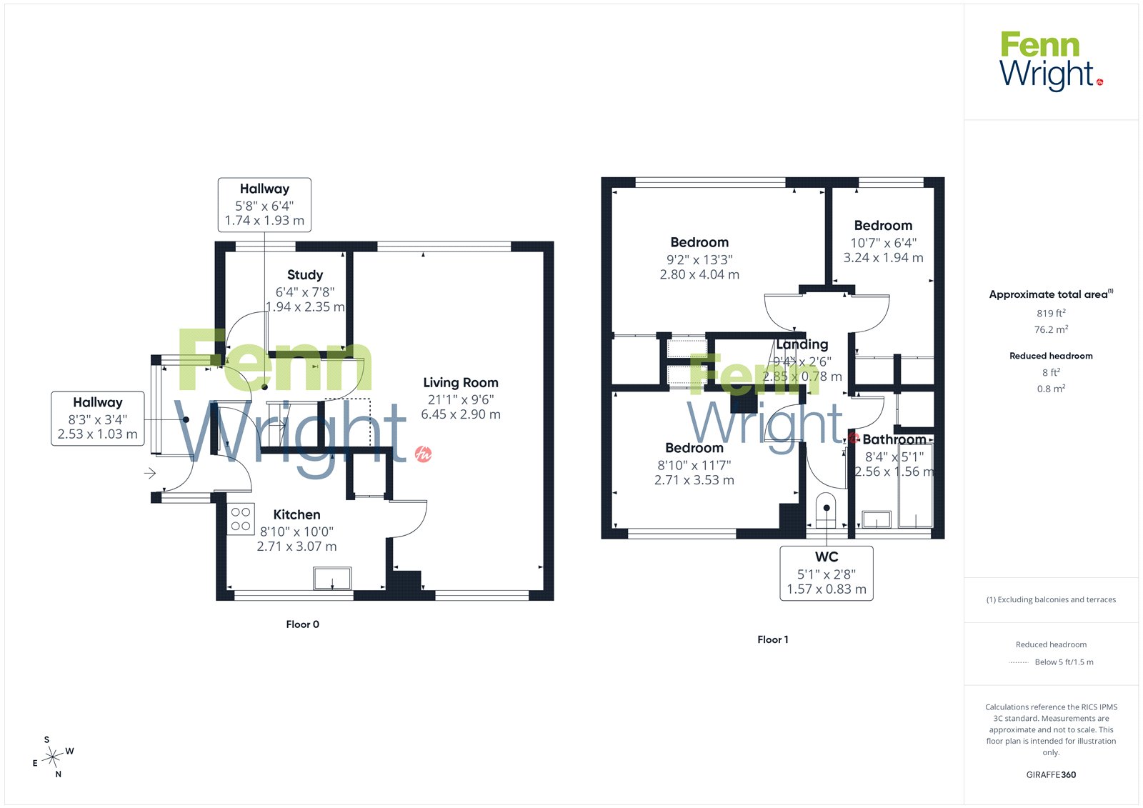 9, Hardings Close, Colchester floorplan