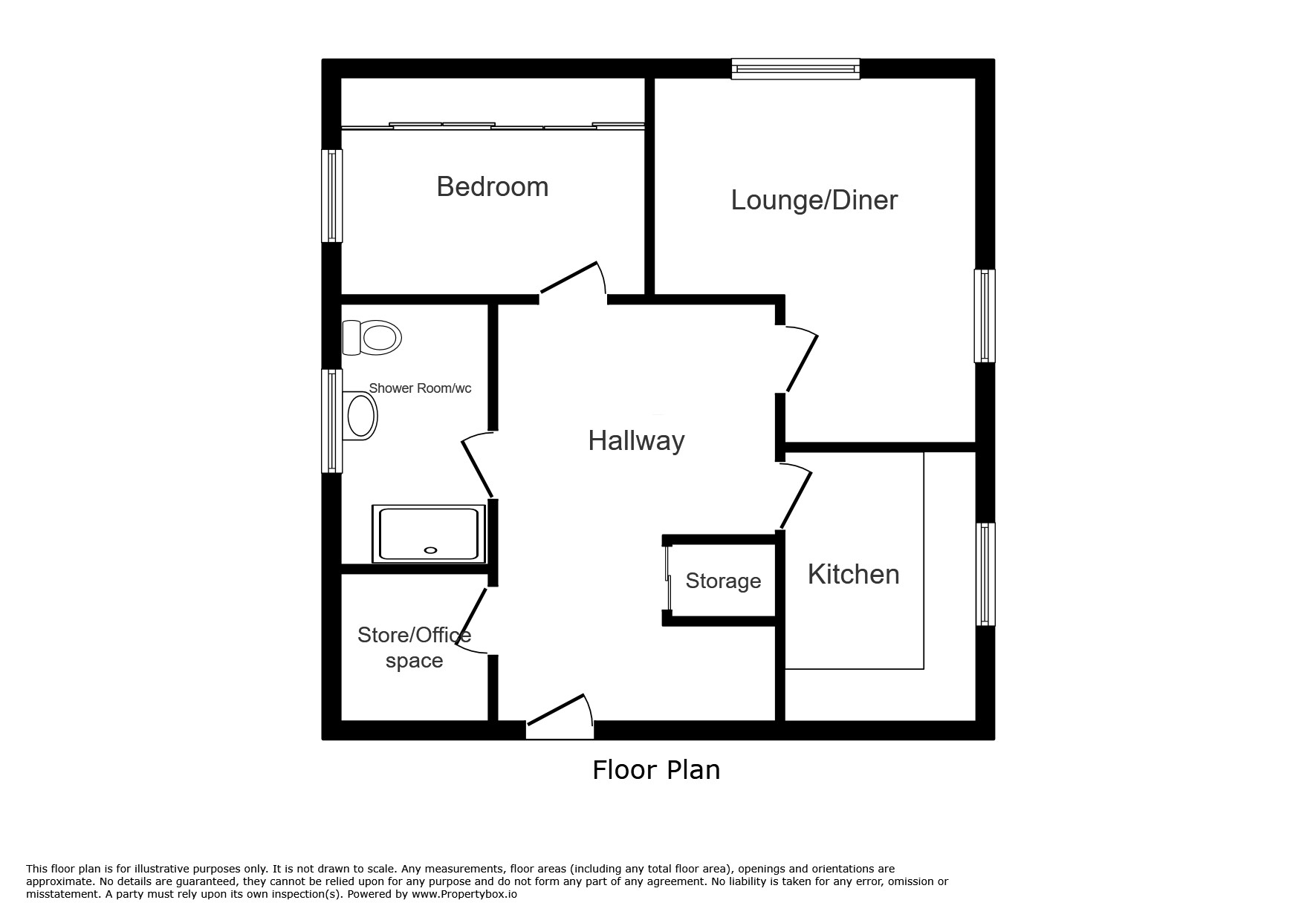 Flat 7, 4, Waltham Close, Margate floorplan