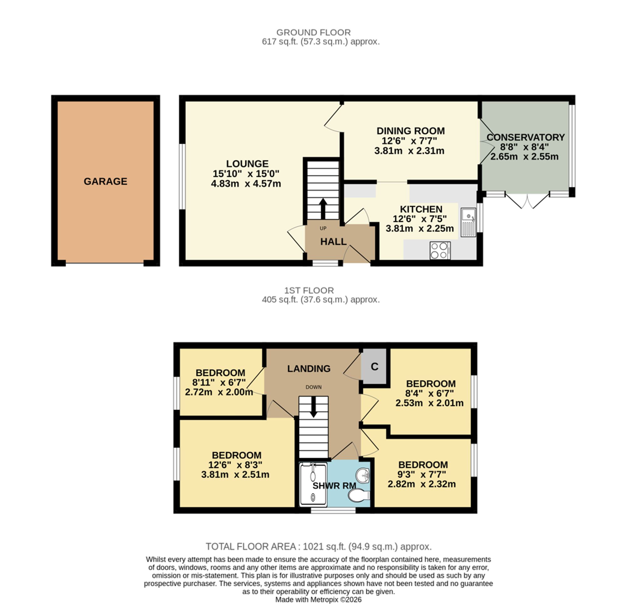 31 Princess Close, Southampton floorplan