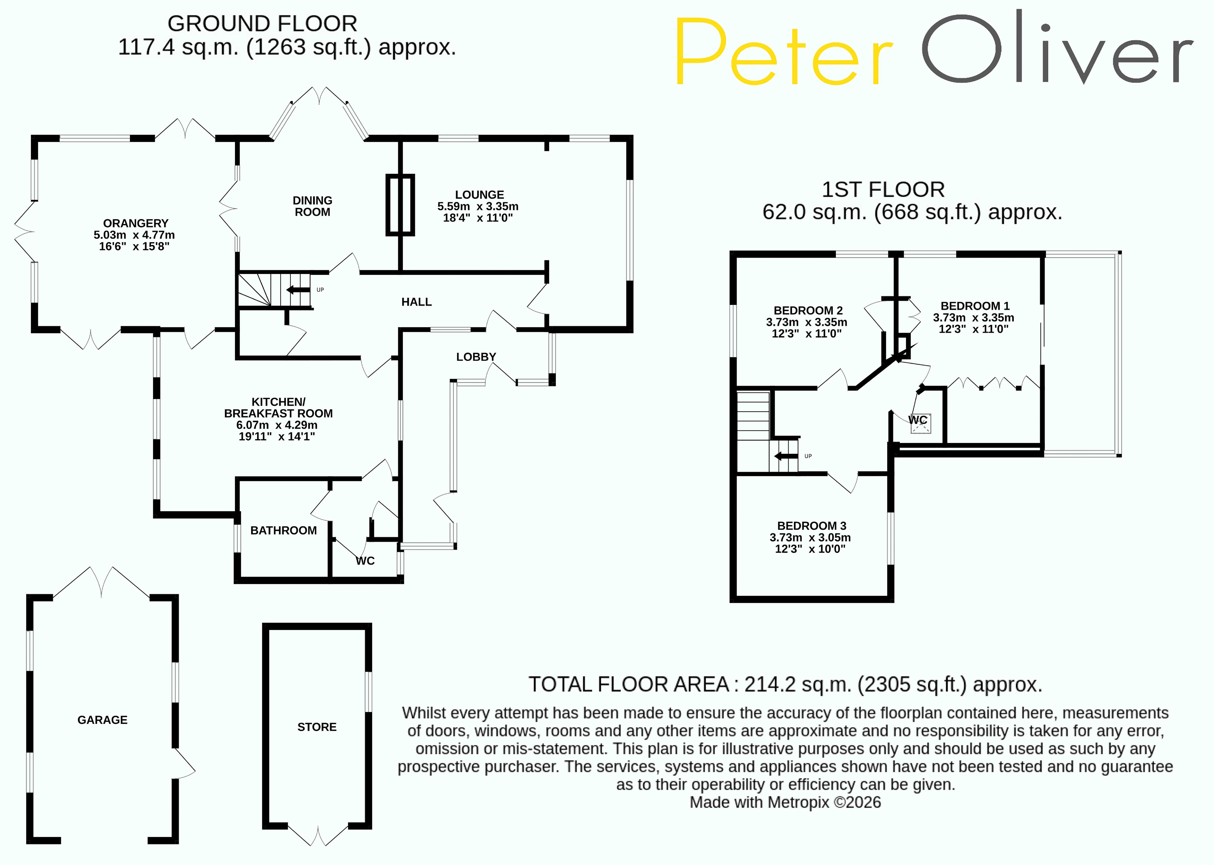 Garden Cottage, Tottingworth Park, Heathfield floorplan